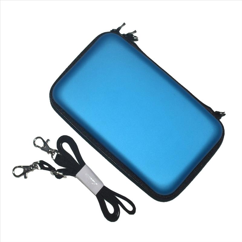 EVA Hard Cover Protective Carry Case Storage Case Cover Portable Travel Organizer Case for Nintendo New 3DS（Blue）